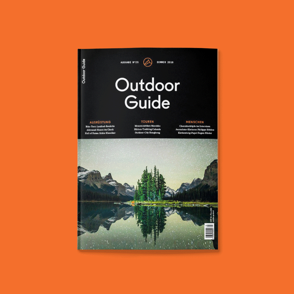 Outdoor Guide Cover Animation on different Background Colors
